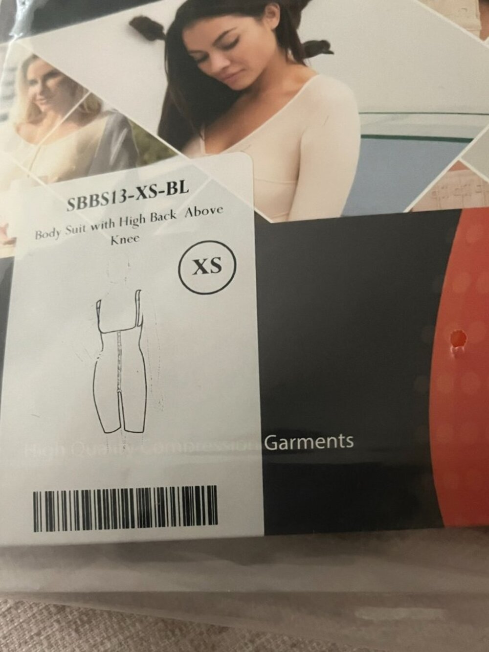 ISAVELA BODY SUIT GARMENT SIZE XS - BLACK - Picture 2 of 2